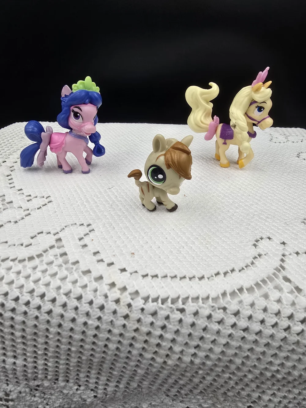 Disney Pink Purple Blue Princess Pony & Friends Figure Set